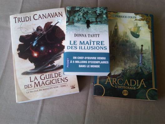 Livres achetés à la librairie